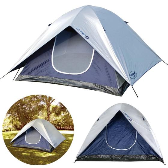 Imagem de Barraca Camping 4 Pessoas Coluna D Agua 800mm Luna  Mor 