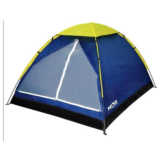 Barraca Camping Iglu 3 Pessoas com Sacola de Transporte Azul - Mor Menor preço em Barraca Camping Iglu 3 Pessoas com Sacola de Transporte Azul - Mor