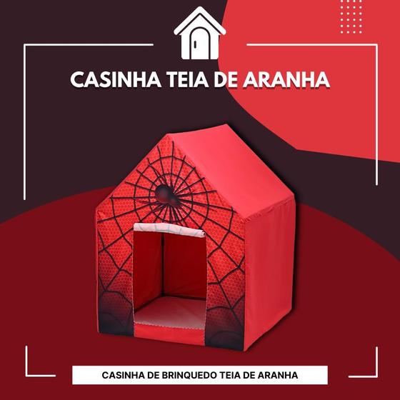 Imagem de Barraca Infantil Cabana Menino Spider Teia de Aranha