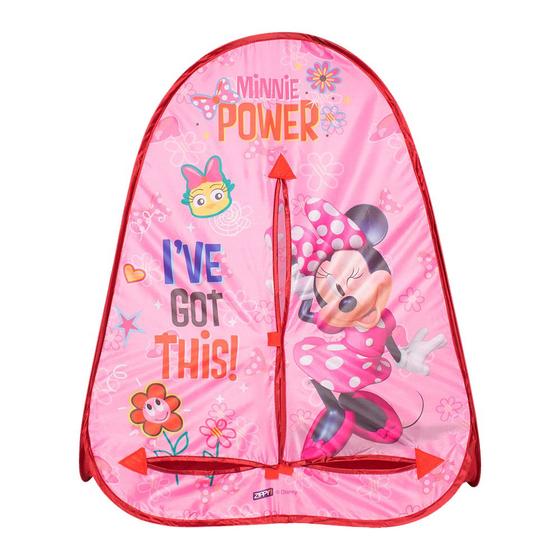 Imagem de Barraca Infantil Feminina Minnie Mouse Dobrável Portátil