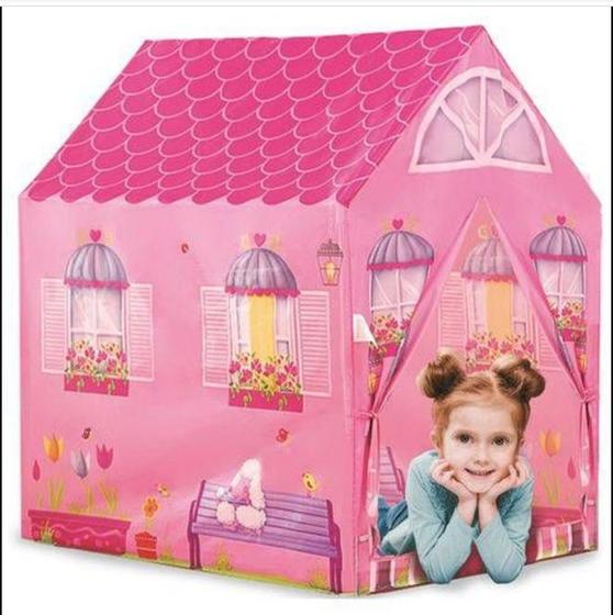 Barraca Infantil Meninas Minha Casinha Iglu Rosa 102 cm - dmtoys ...