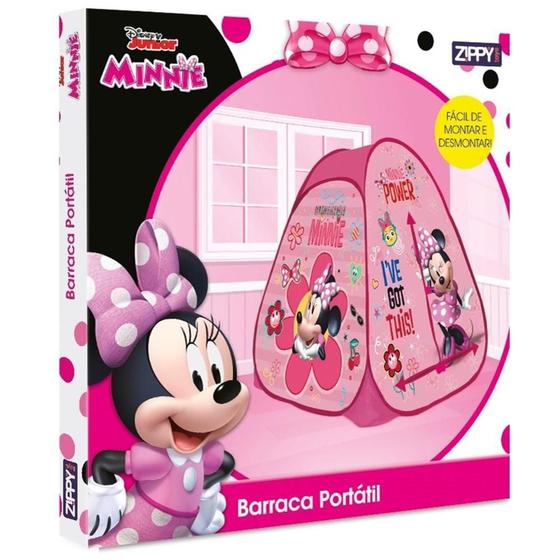 Imagem de Barraca Infantil Minnie Tenda Portátil Pop-up - Zippy 6930