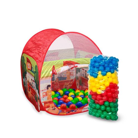 Imagem de Barraca Infantil Pet Shop 75x75cm c/ 50 Bolinhas Resistentes