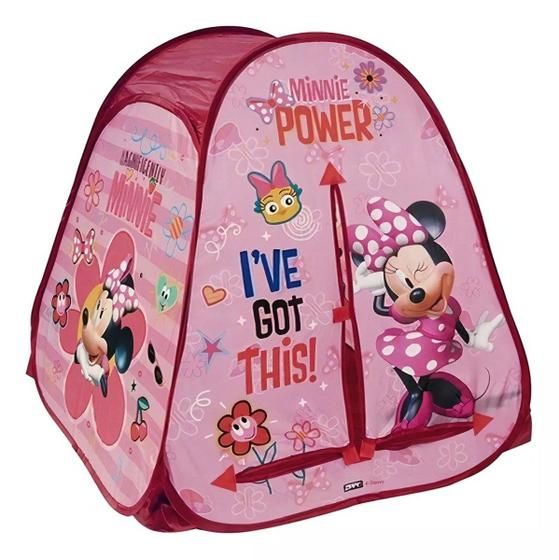 Imagem de Barraca Infantil Portátil Minnie Mouse Disney ZippyToys Rosa