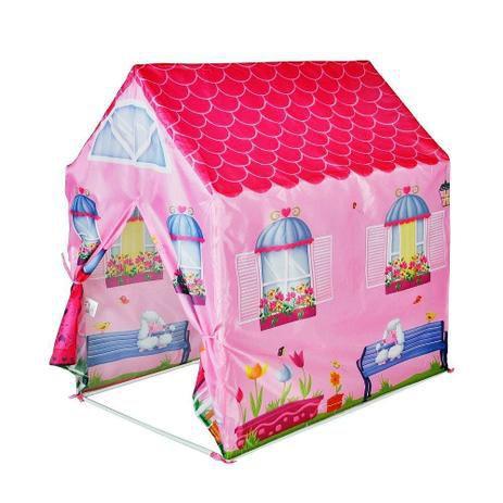 Imagem de Barraca Minha Casinha Tenda Cabana Infantil Menina Rosa Toca Dm Toys DMT5652