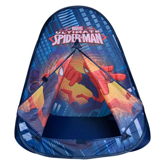 Imagem de Barraca Tenda Cabana Casinha Menino Spider Man Pop Up Azul