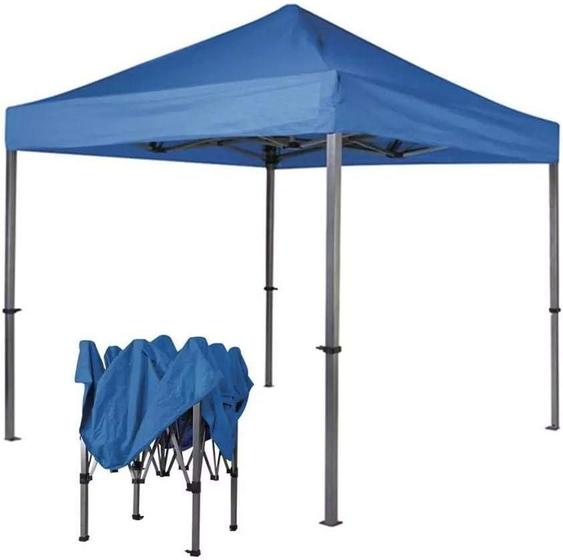 Imagem de Barraca, Tenda Gazebo 2x2 Sanfonada Aço Galvanizado + Bolsa, Para Feira , laser , Praia , Camping , Estande, Casamento,Jardim