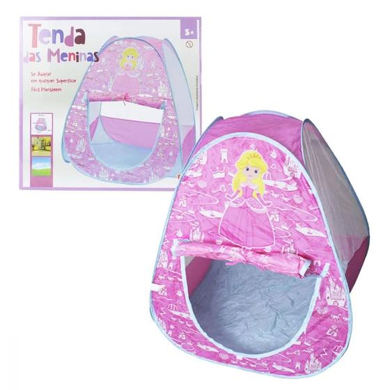 Imagem de Barraca Tenda Infantil Princesa Menina Cabaninha Rosa Bbr R3054