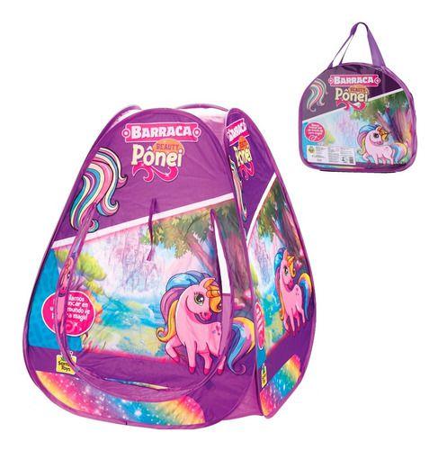 Imagem de Barraca Toca Infantil Dobrável Menina Ponei C/ Bolsa Oferta