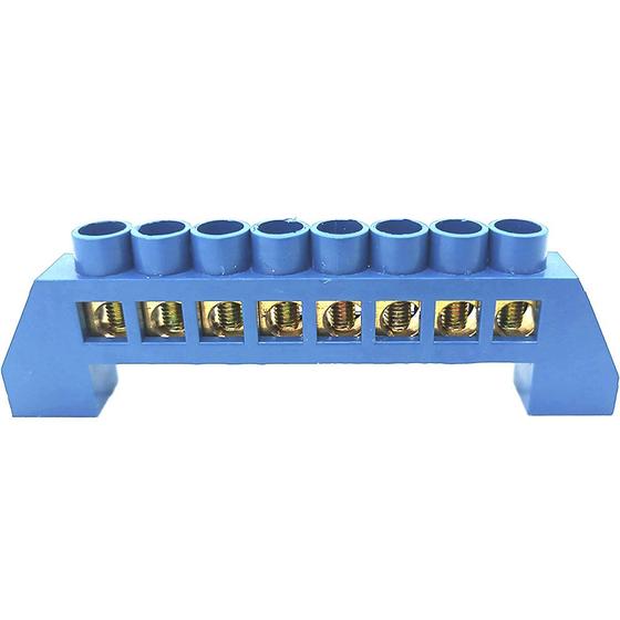 Imagem de Barramento Neutro Universal Borne Terminal Barra com 8 Furos