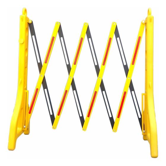 Barreira Trânsito Cerca Pantográfica Sanfonada Retrátil 96 Cm X 2,5 M Garagem Estacionamento - City Imagem de Barreira Trânsito Cerca Pantográfica Sanfonada Retrátil 96 Cm X 2,5 M Garagem Estacionamento