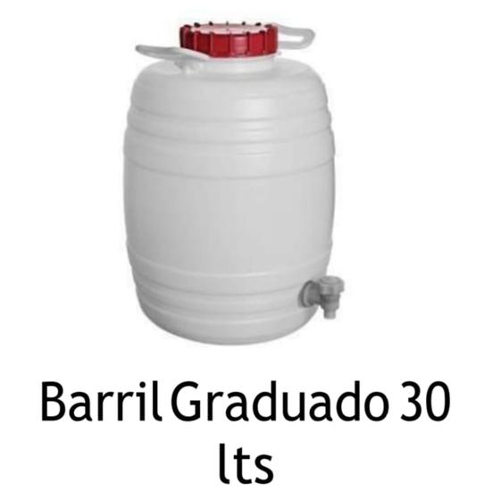 Imagem de Barril graduado ( bombona ) para água  potável  Cap 30 litros 
