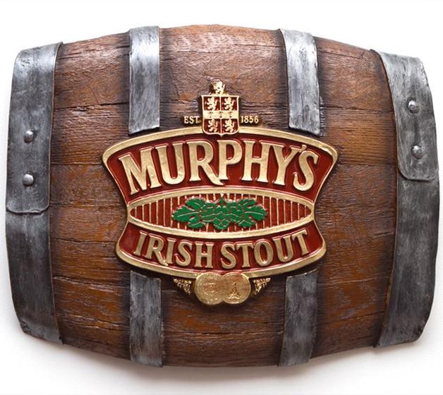 Imagem de Barril Horizontal de parede em fibra - Murphys Cerveja