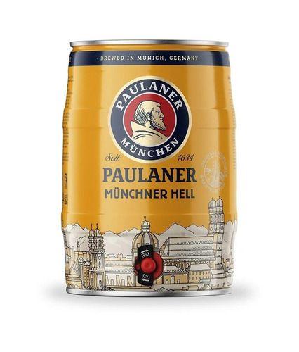 Imagem de Barril Paulaner Cerveja Munich Lager Hell Puro Malte 5 Litros