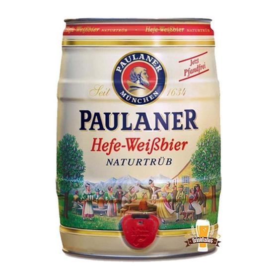 Imagem de Barrilete paulaner hefe-weissbier naturtrub 5 litros