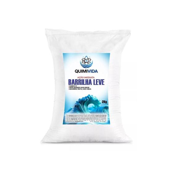 Imagem de Barrilha 2Kg Quimivida - Produto Para Piscinas E Limpeza