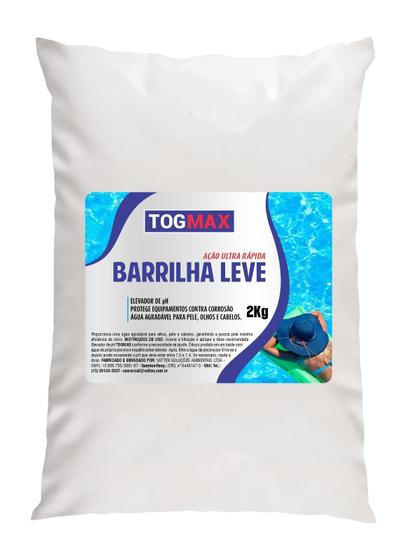 Barrilha Leve Elevador De Ph Para Piscina Togmaxs Água 2Kg Menor preço em Barrilha Leve Elevador De Ph Para Piscina Togmaxs Água 2Kg