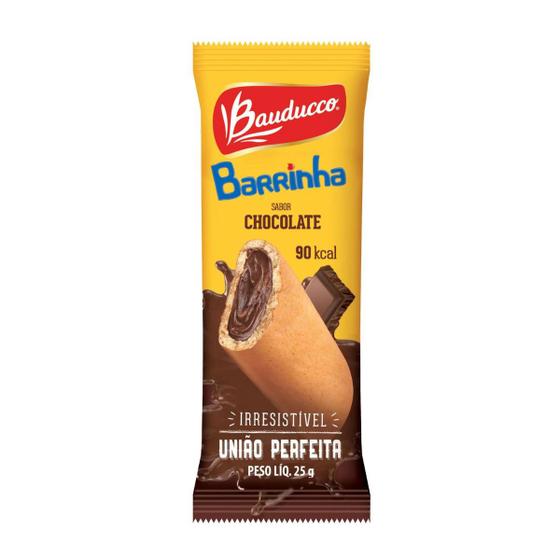 Imagem de Barrinha Bauducco Recheio Chocolate 25g