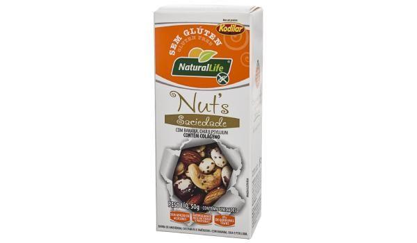 Imagem de BARRINHA DE NUTS SABOR BANANA S/ GLUTEN KODILA R 24 x 25g