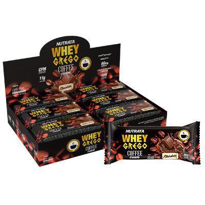Barrinha Whey Grego Bar C/12 Uni 40g Coffe Chocolate - Nutrata Menor preço em Barrinha Whey Grego Bar C/12 Uni 40g Coffe Chocolate - Nutrata