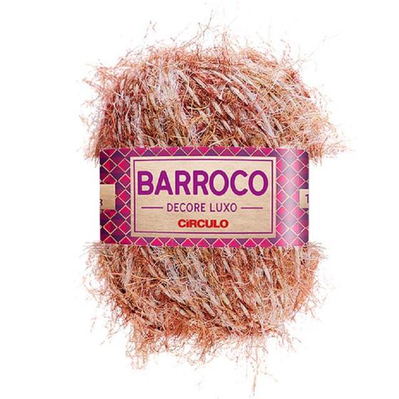 Imagem de Barroco Decore Luxo Peludo Espessura N 6 Círculo 180 metros e 280 gramas Barbante para Crochê e Tricô