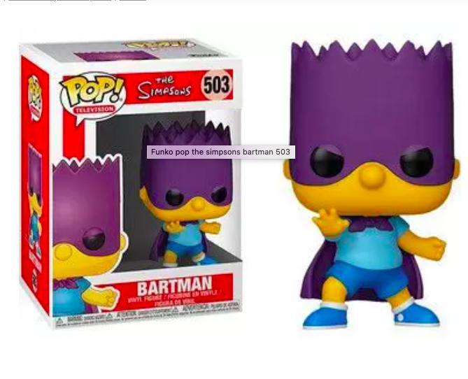 Imagem de Bartman 503 The Simpsons Funko Pop