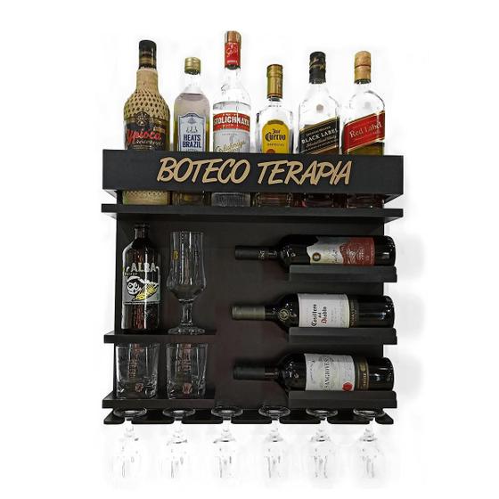 Imagem de Barzinho Com Adega De Vinho Luxo Oferta - Boteco Terapia Pr