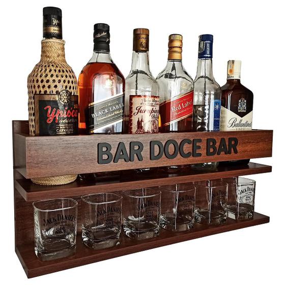 Imagem de Barzinho De Parede - Bar Doce Bar - 60X26 Nova Imbuia