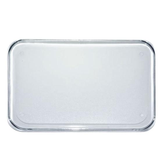 Imagem de Base Acrilica 10x15 Retangular Com Borda 10 Peças Artesanato Biscuit