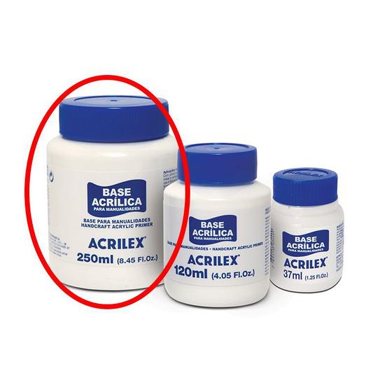 Imagem de Base Acrílica para Artesanato Acrilex 250ml 03425