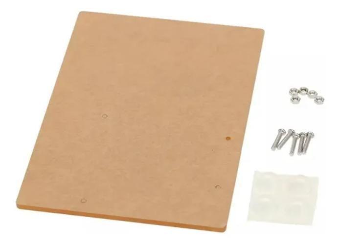 Imagem de Base Acrílica Para Fixar Placa Arduino Uno E Protodoard C/