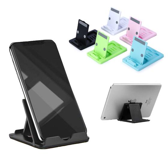 Imagem de Base Apoio Suporte de Mesa para Celular Smartphone Tablet Ajustável Flexível Multiuso