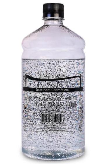 Imagem de Base Aromatizador Glitter Prata 900Ml Limne