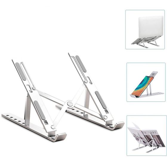 Imagem de Base Articulada Vertical Ajustável Para Notebooks E Tablets