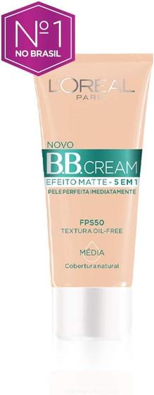 Imagem de Base bb cream loreal matte media fps50 30ml