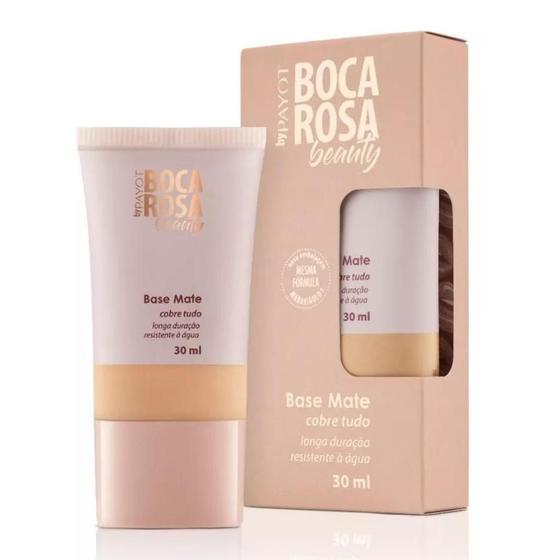 Imagem de Base Boca Rosa Matte Alta Cobertura Longa Duração By Payot 30 ml