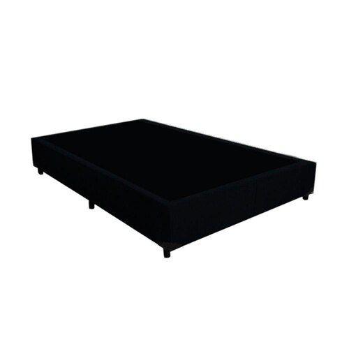 Imagem de Base Box Blindado Viúva AColchoes Sintético Preto 40x1280x188
