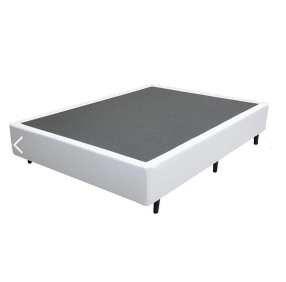 Base Box Casal DT Box 38x138x188 Sintetico Branco Menor preço em Base Box Casal DT Box 38x138x188 Sintetico Branco