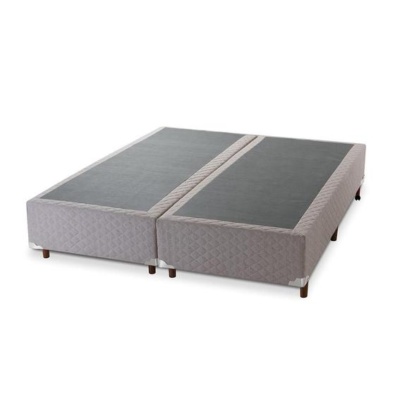 Imagem de Base Box Queen Size Bipartido Marrom Relax Top Hellen