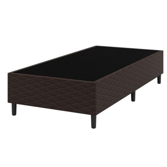 Imagem de Base Box Solteiro 88x188x38 Marrom Sue Umaflex