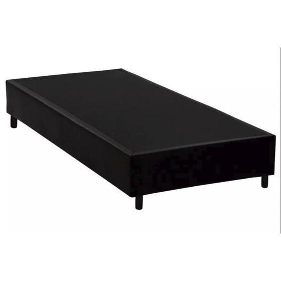 Base Box Solteiro Premium Suede Preto 40x78x188 é boa?