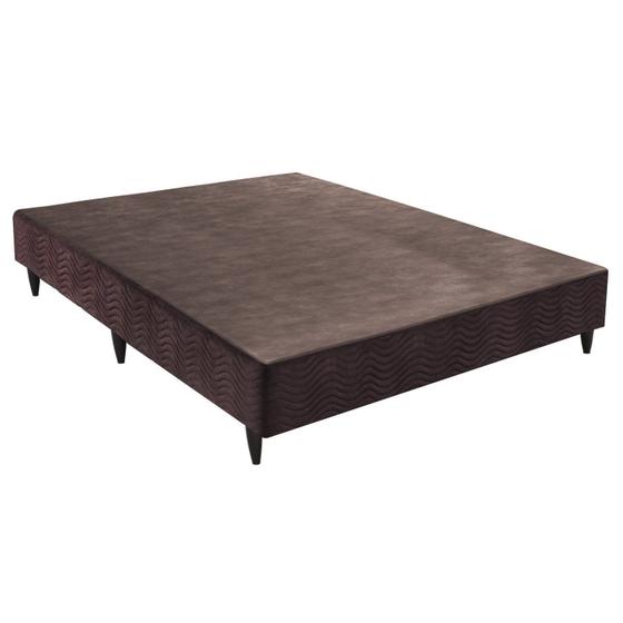 Imagem de Base Box Sommier Viúva Camurça Ortobom 128x188x23cm