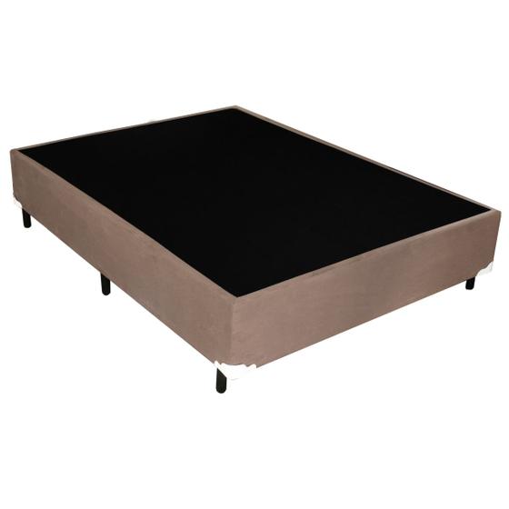 Base Box Viúva Suede Bege 128 X 188 X 40 é boa?