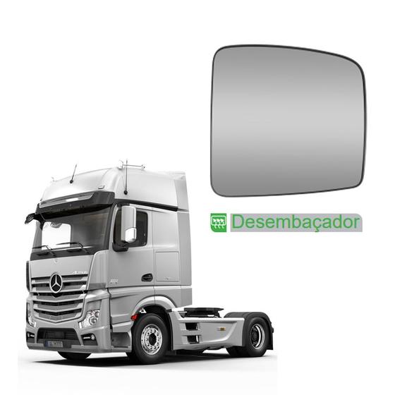 Imagem de Base c Vidro Espelho Auxiliar para MB Actros Convexo LE