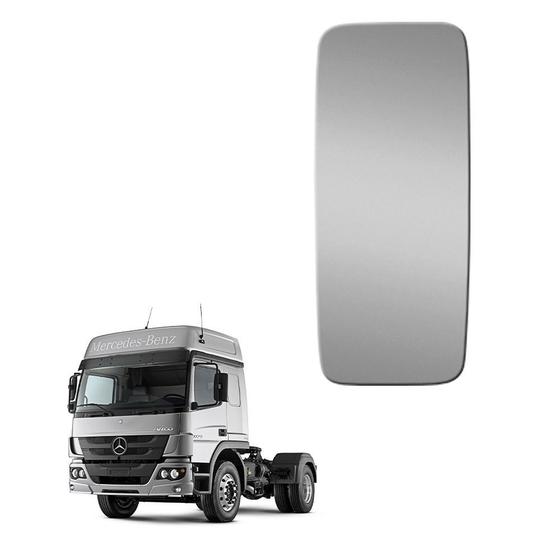 Imagem de Base c Vidro Espelho Retrovisor p MB Axor Atego 2014 a 2021