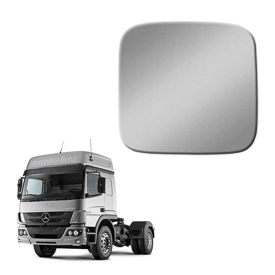 Imagem de Base c Vidro Retrovisor Auxiliar p MB Axor Atego 2014 a 2021