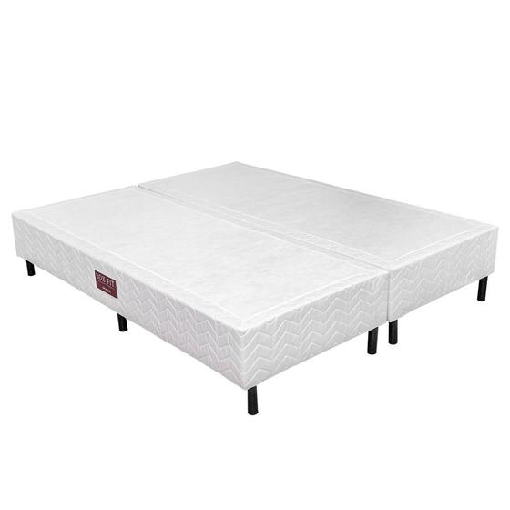 Imagem de Base Cama Box Branco Fit Orthocrin King - 193x203x24