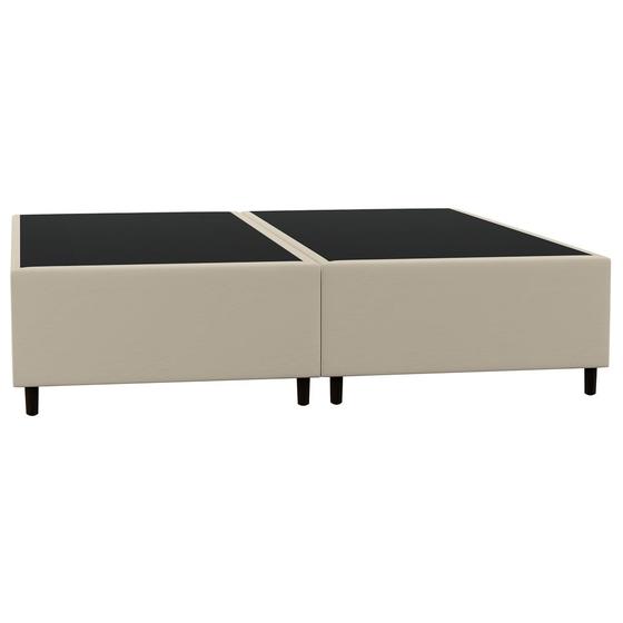 Imagem de Base Cama Box Casal Queen 158cm Bipartido Hit I02 Corano Bege- Mpozenato