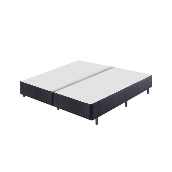 Imagem de Base Cama Box Ecoflex Queen J68 158x198x25 Azul Marinho