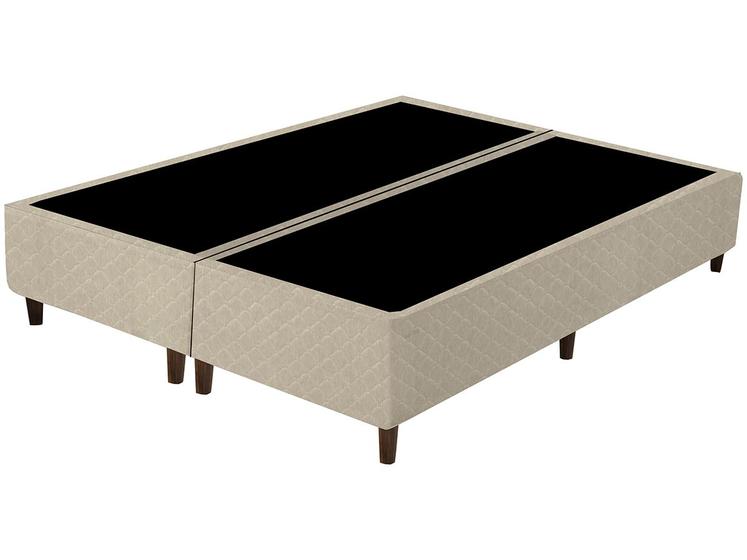 Base Cama Box Queen Gazin Bipartida 27x158x198cm Menor preço em Base Cama Box Queen Gazin Bipartida 27x158x198cm